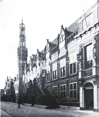 Noord-Holland, 1935, Alkmaar, Nederlandsche stadhuizen. Het Stadhuis te Alkmaar