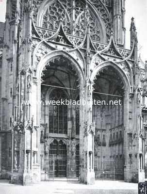 Noord-Brabant, 1935, Den Bosch, Het zuiderportaal van de St. Janskathedraal te 's-Hertogenbosch (bij het artikel: 