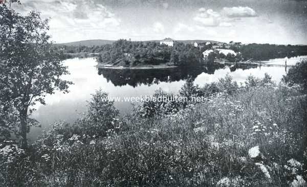 Zweden, 1935, Onbekend, Zomer in Zweden. Zomerlandschap in Dalarne