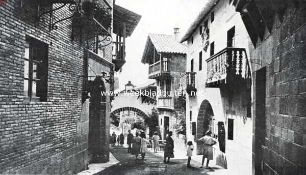 Spanje, 1935, Barcelona, Naar Barcelona. De Calle del Pincipe de Viana te Barcelona