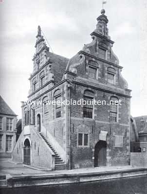 Noord-Holland, 1935, De Rijp, Nederlandsche stadhuizen. Het Raadhuis van De Rijp, ontworpen door Leeghwater