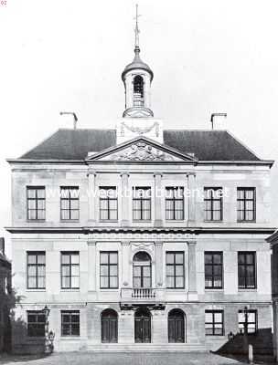 Noord-Holland, 1935, Weesp, Nederlandsche stadhuizen. Het Stadhuis te Weesp