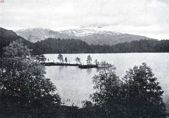 Noorwegen, 1935, Ulvik, Meerlandschap bij Ulvik