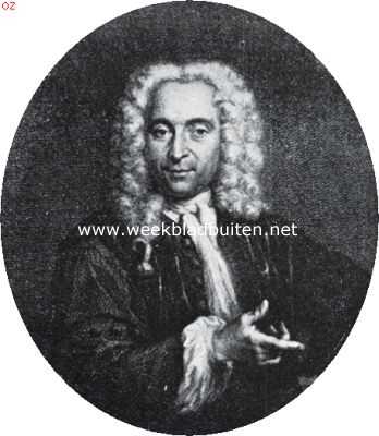 Linnaeus bij Clifford. Johannes de Gorter (1689-1762) hoogleeraar in de genees- en kruidkunde te Harderwijk (1725-1754) lijfmedicus van Catharina de Groote (1754-1758) (naar een schilderij uit 1735 van J.M. Quinkhard)