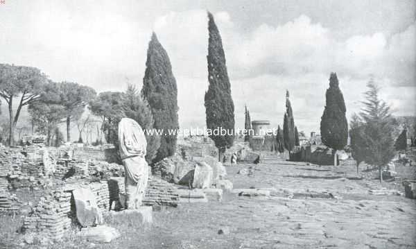 Itali, 1935, Onbekend, Naar de stad op de zeven heuvelen. De Weg der Graven naar het opgegraven Ostia