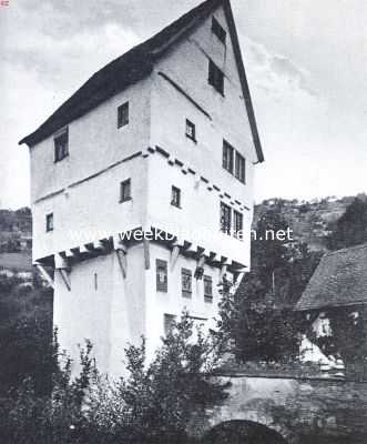 Duitsland, 1935, Rothenburg ob der Tauber, Rothenburg ob der Tauber. Het Toppler-slotje