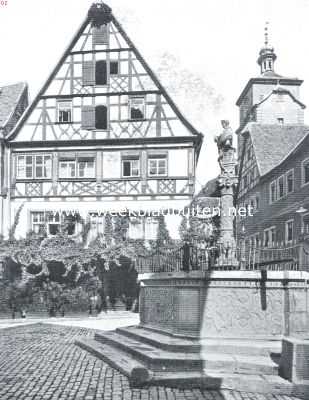 Duitsland, 1935, Rothenburg ob der Tauber, Rothenburg ob der Tauber. Het wijnhuis 