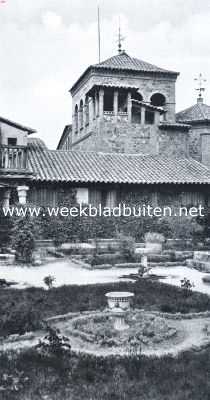 Spanje, 1935, Toledo, De tuin van Casa el Greco te Toledo