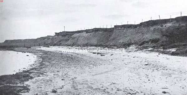 Friesland, 1936, Oudemirdum, Het oude Mirdumerklif met het strand, een paradijs voor steltloopers en natuurvrienden