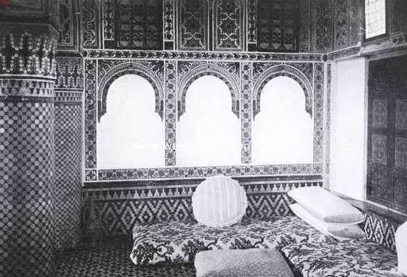Marokko, 1936, Fez, Marokko, Joodsch interieur te Fez
