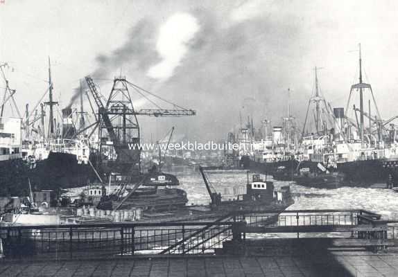 Drijfijs in de haven