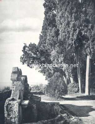 Itali, 1936, Onbekend, In het park van de Villa d'Este bij Tivoli in de Romeinsche Campagna