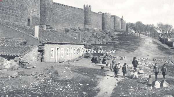 Spanje, 1936, vila, Buiten de stadsmuren van Avila