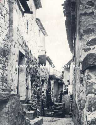 San Marino, 1936, Faetano, Straatje te Faetano, in de kleine Italiaansche republiek San Marino