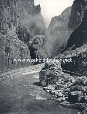 De Royal Gorge Canyon in den staat Colorado, V.S. v. N. A.