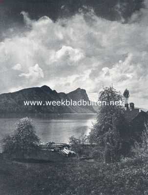 Zwitserland, 1936, Onbekend, Een hoekje van het Vierwaldstttermeer, met op den achtergrond de Brgenstock