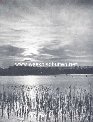 Duitsland, 1936, Onbekend, Zomer in Holstein. Zonsondergang aan de Grossen Eutiner See in de Holsteinsche Schweiz