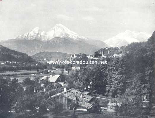 Duitsland, 1936, Berchtesgaden, De Almbachklamm bij Berchtesgaden. Berchtesgaden