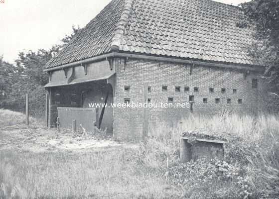 Noord-Holland, 1936, Santpoort, De oude vinkebanen. Oud vinkehuisje onder Santpoort