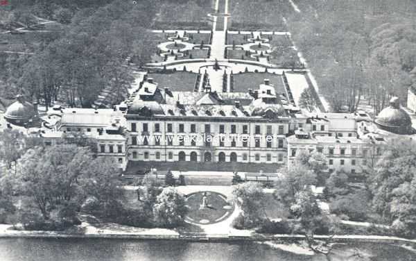 Zweden, 1936, Onbekend, Slot Drottningholm, gebouwd door Nicodemus Tessin in de 2e helft der 17e eeuw. Een der lievelingsverblijven van Gustav II