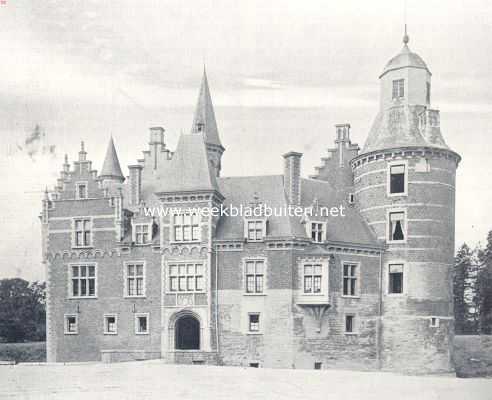 Limburg, 1936, Mheer, Kasteel Mheer: voorfront (zuidzijde) van het woonhuis