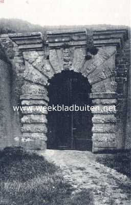 Zeeland, 1936, Rammekens, Het Fort Rammekens of Zeeburg. De oude poort van het Fort Rammekens. Clich G.W. den Boer, Middelburg