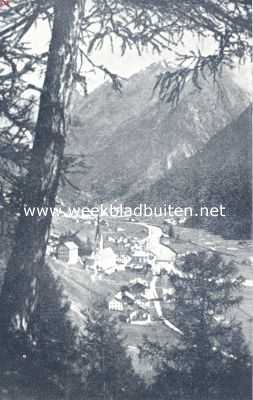 Oostenrijk, 1936, Slden, Een processie in de bergen. Slden in het tzdal