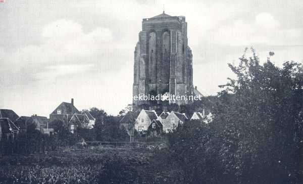 Zierikzee. De Sint Lievensmonstertoren te Zierikzee, van het Westen gezien