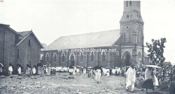 Madagascar, 1936, Antsirabe, Kerkuitgangte Antsirab, het 