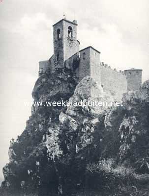 San Marino, 1936, Onbekend, Het kasteel van San Marino. Het geheel door Itali omgeven republiekje