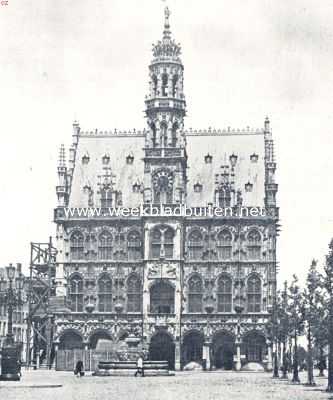 Belgi, 1936, Oudenaerde, Het stadhuis te Oudenaerde
