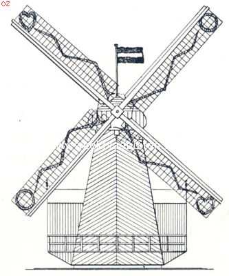 Nederland, 1936, Onbekend, Molens. Mooistaande molen