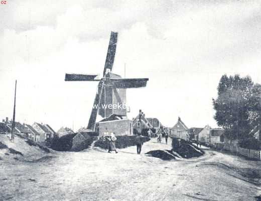 Zeeland, 1936, St. Annaland, Molens. Standerdmolen te St. Annaland (Tholen)