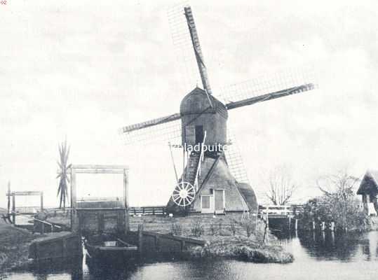 Utrecht, 1936, Tienhoven, Molens. Wipkorenmolen te Tienhoven (Utr.)