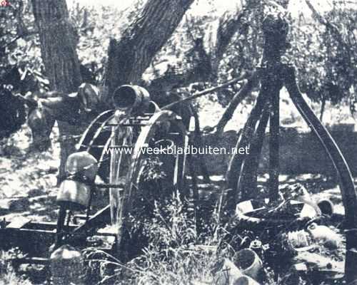 Spanje, 1936, Onbekend, Een dag aan de Guadaira. Overal zagen wij aan de oude irrigatiemolens de ezeltjes in de weer