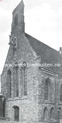 Groningen, 1936, Aduard, Het eenige, doch monumentale overblijfsel van de vroeger zoo machtige abdij van Aduard: de voormalige eetzaal, thans kerk